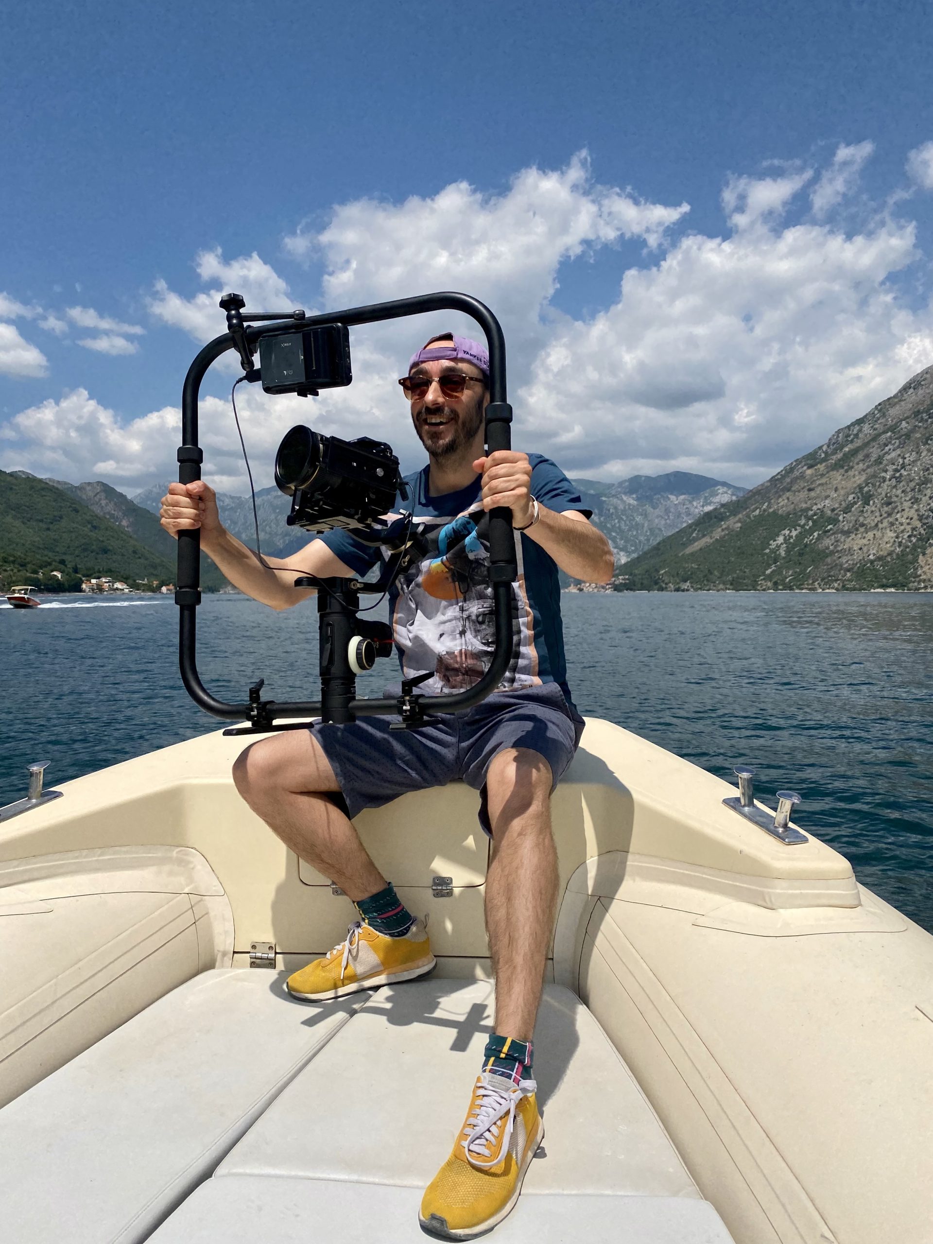 Tom Keen behind the scenes on a Director's House shoot